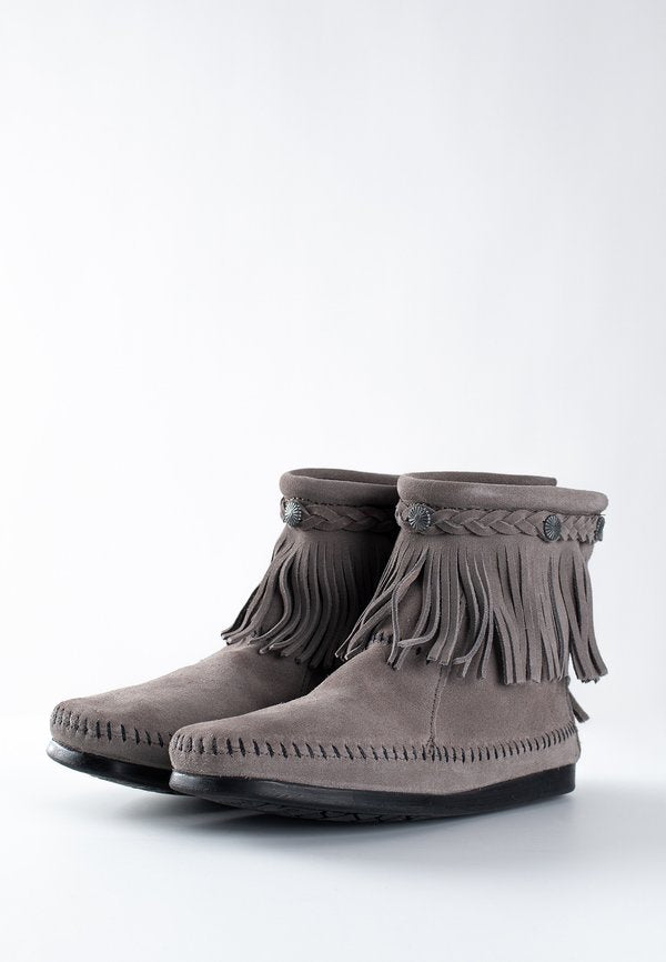 Minnetonka HI TOP BACK ZIP ANKLE BOOT