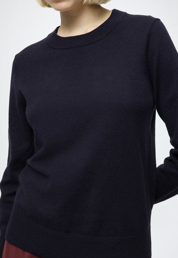Marc O'Polo DENIM KNIT PULLOVER, LONGSLEEVE, ROUND NECK