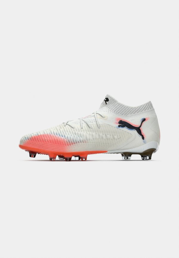 Puma FUTURE 8 ULTIMATE AG - Football boots artificial grass - white/black/glowing red