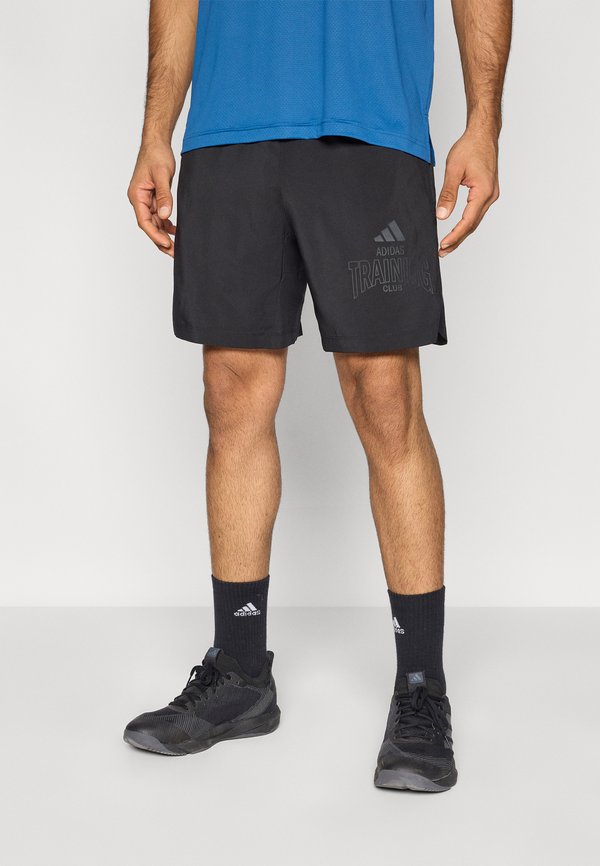 adidas Performance D4T POWER ESSENTIALS WORKOUT GRAPHICS - Sports shorts - black