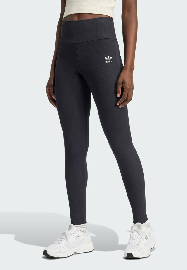 adidas Originals ESSENTIALS HIGH-WAIST - Leggings - Trousers - black