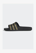 adidas Sportswear ADILETTE AQUA - Pool slides - core black gold met core black