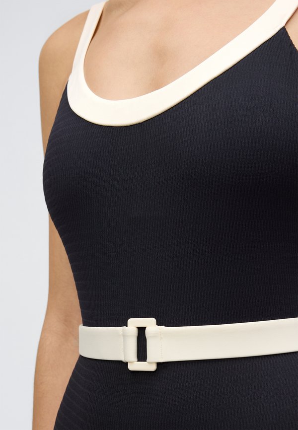 Seafolly BANDWAVE BELTED RETRO TANK ONE PIECE