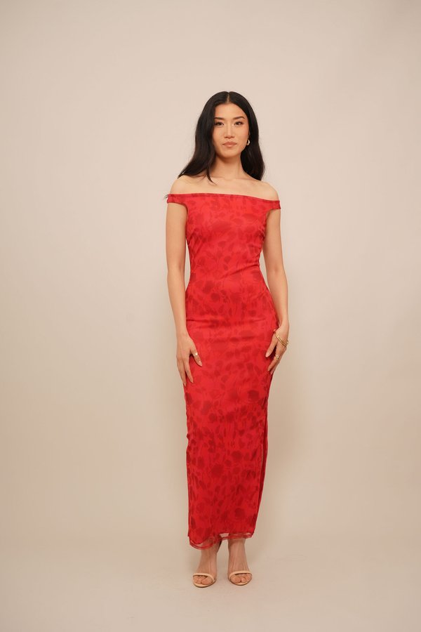 WAL G. JONIE COWL NECK MAXI