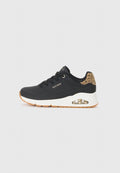 Skechers UNO - Trainers - black/leopard