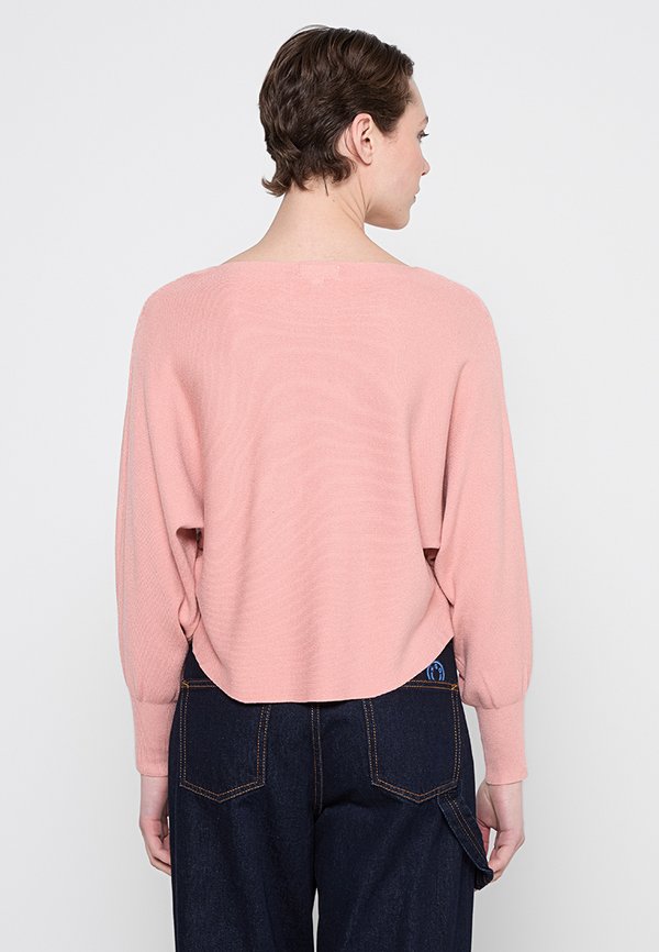 Apricot BATWING CROP JUMPER