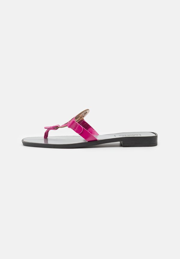 KARL LAGERFELD SKOOT RING LOGO TOE POST