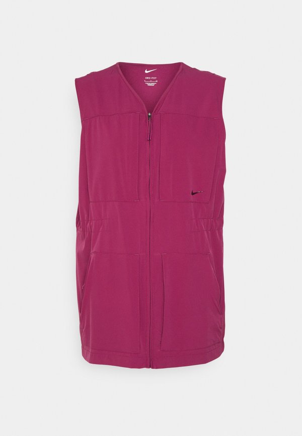 Nike Performance W NK DF BLISS FUTURE FIT VEST - Waistcoat - rosewood
