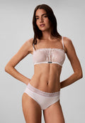 Calvin Klein CALVIN KLEIN UNLINED BANDEAU BRA - ICON LACE - Bustier - white