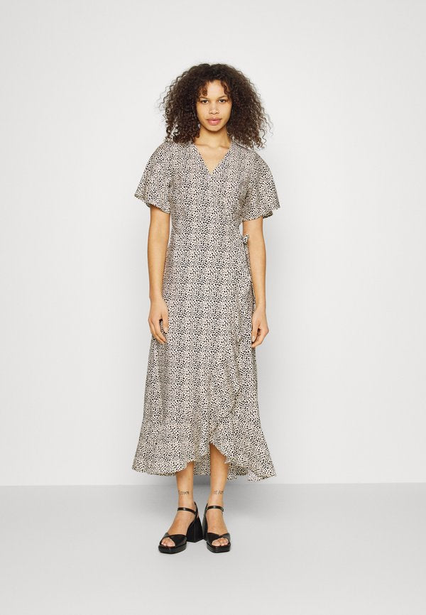 Object Tall OBJLEONORA WRAP LONG DRESS