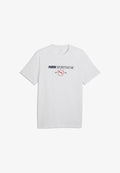 Puma PUMA CLASS T-SHIRT MIT GRAFIK - Print T-shirt - white glow heather