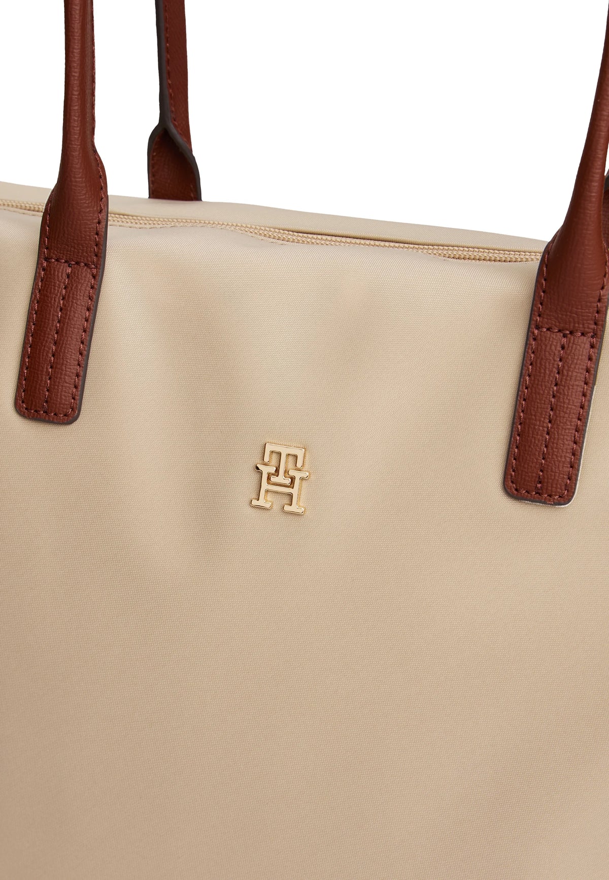 Tommy Hilfiger Tommy Hilfiger POPETTE TOTE - Tote bag - sandalwood