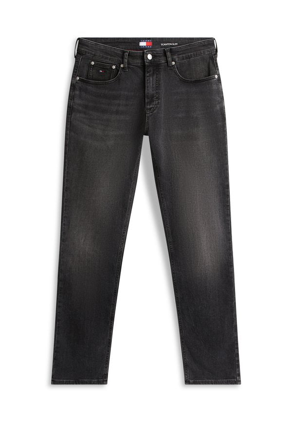 Tommy Jeans SCANTON FADED SLIM BLACK JEANS