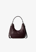 Calvin Klein BOLD SMALL CRESCENT BAG - Handbag - dark brown