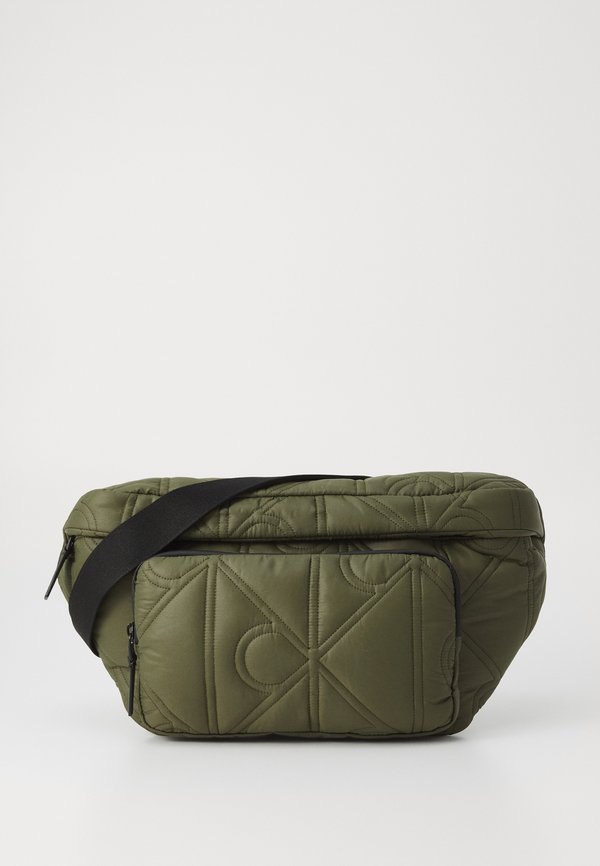 Calvin Klein PUFFER EMBLEM - Bum bag - thyme
