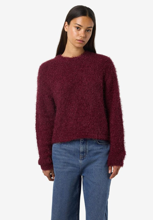 Noisy May NMSASSY L/S O-NECK KNIT FWD NOOS