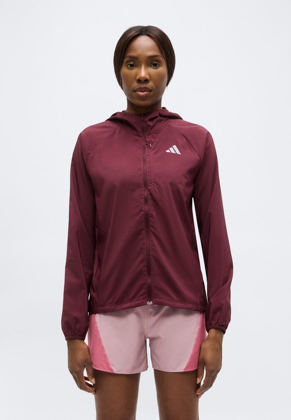 adidas Performance RUN ESS JKT W - Windbreaker - maroon