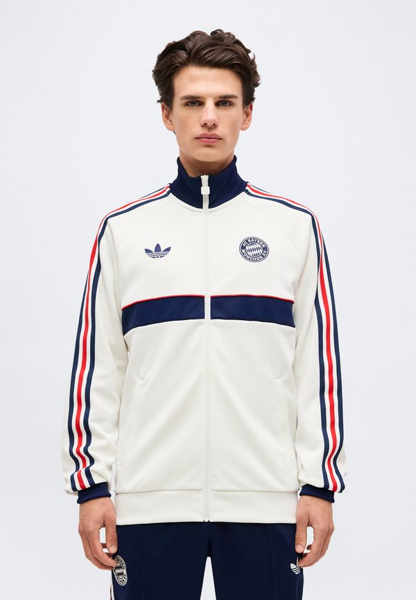 adidas Originals FC BAYERN MUENCHEN TRACK - Club wear - core white/night indigo