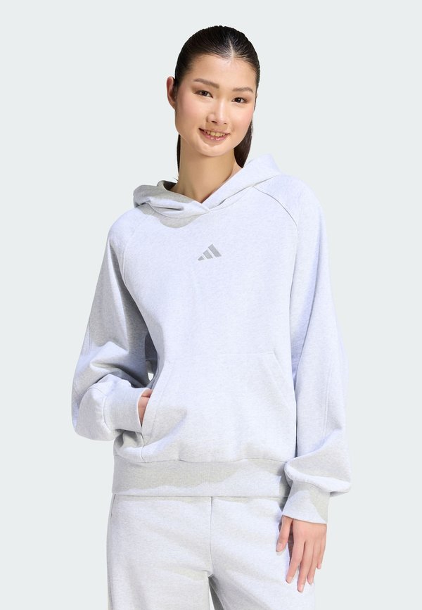 adidas Sportswear ADIDAS SPORTSWEAR W AK SL OH HD - Hoodie - light grey heather
