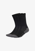 adidas Performance ESSENTIALS CLIMACOOL CREW 3 PAIRS - Sports socks - black   grey six