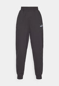 Puma SMALL LOGO COMFORT HIGH-WAIST SWEATPANTS  - Tracksuit bottoms - black