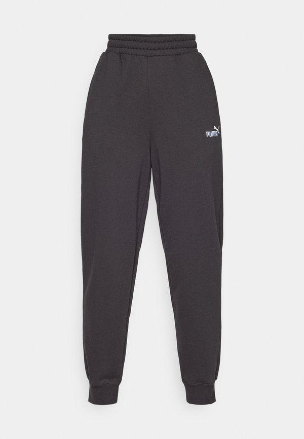 Puma SMALL LOGO COMFORT HIGH-WAIST SWEATPANTS  - Tracksuit bottoms - black