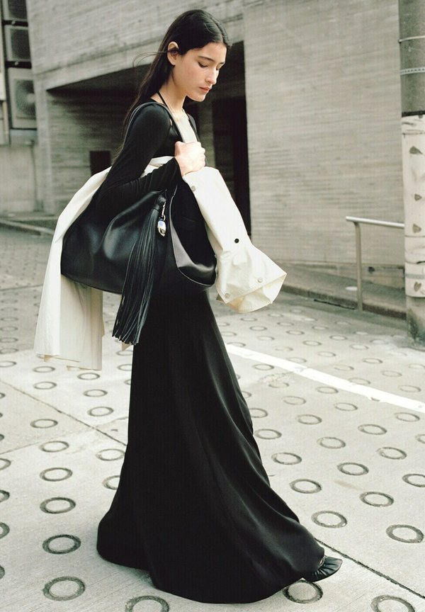 Mango Jumper dress - black