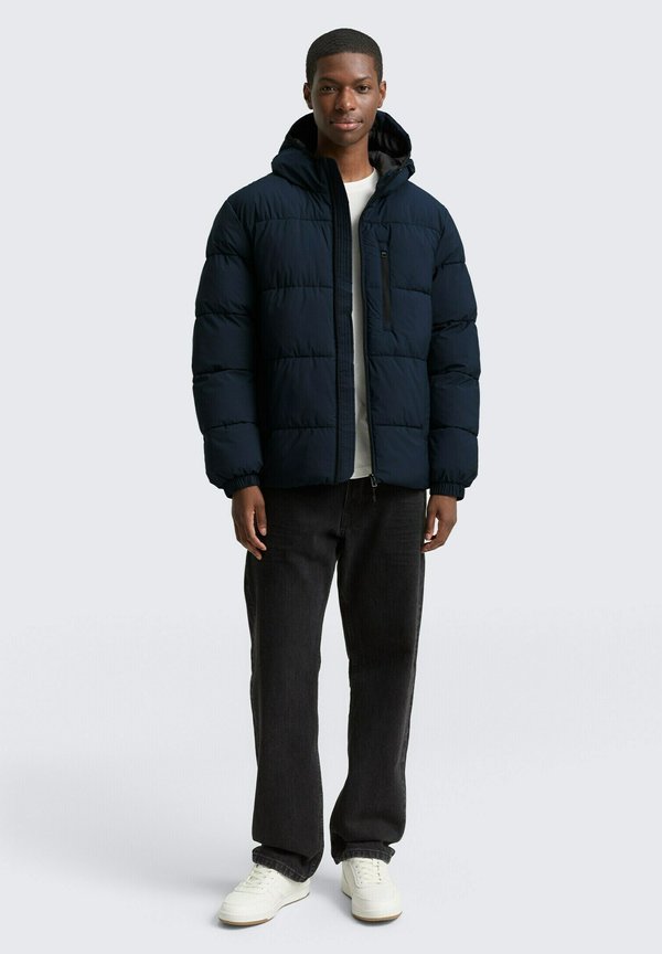 TOM TAILOR DENIM HOODED PUFFER JACKET