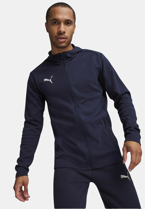 Puma TEAMFINAL CASUALS  - Zip-up sweatshirt - blau