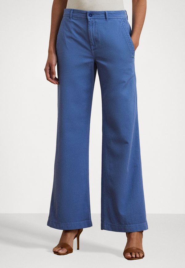 Lauren Ralph Lauren COTTON TWILL WIDE LEG PANT