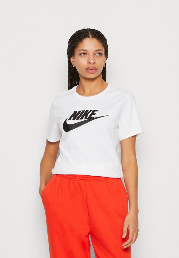 Nike Sportswear CLUB TEE - Print T-shirt - white
