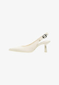 Bershka SLINGBACK - Classic heels - white
