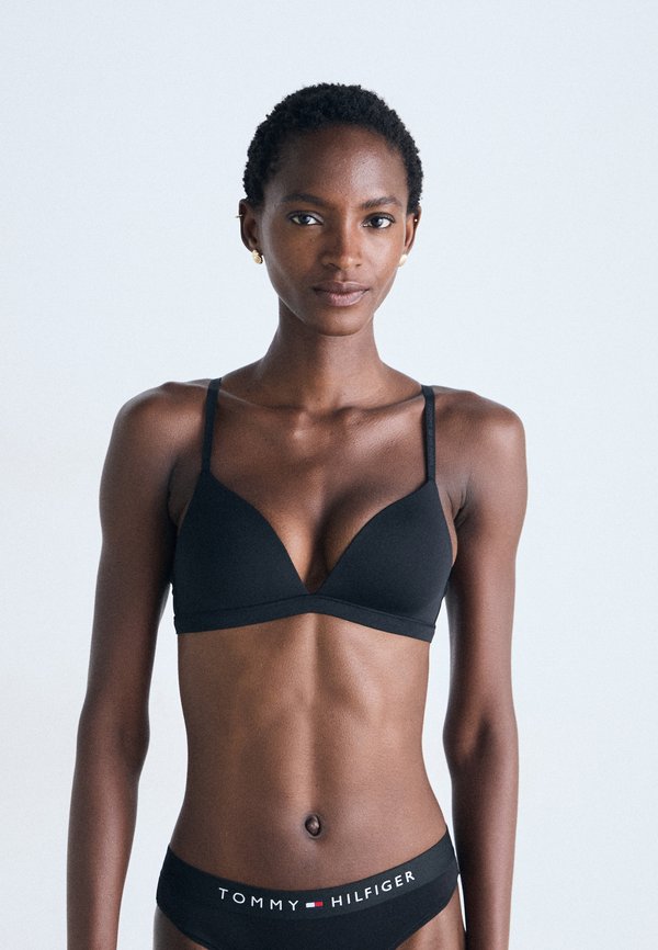 Tommy Hilfiger PADDED TRIANGLE - Push-up bra - black