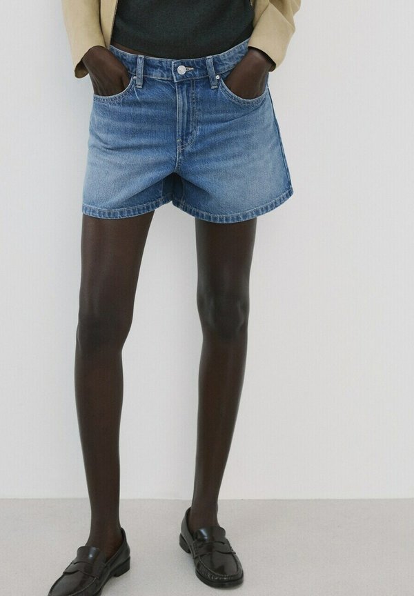 Mango ADULT - Denim shorts - blue