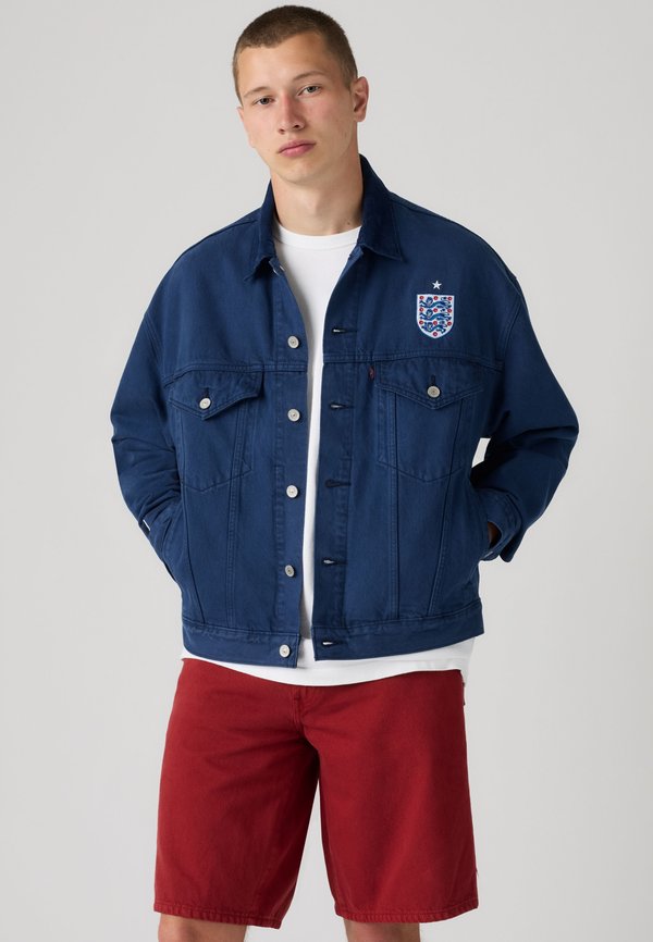 Levi's® FOOTBALL TYPE III TRUCKER - Denim jacket - dark blue