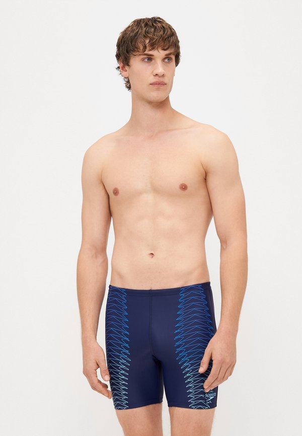 Speedo MENS DUO LOGO PRINT MID JAMMER