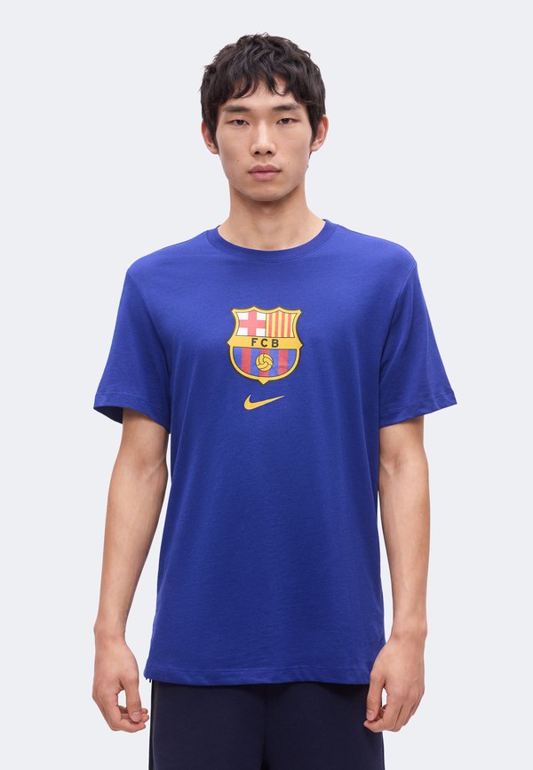 Nike Performance FC BARCELONA CREST TEE - Club wear - deep royal blue