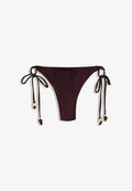 Bershka BASIC - Bikini bottoms - mauve