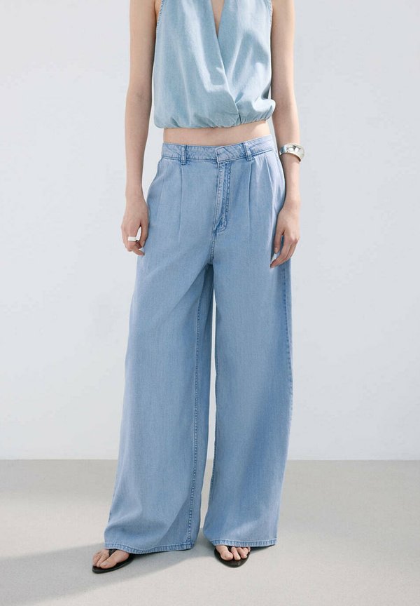 Mango ADULT - Relaxed fit jeans - light blue