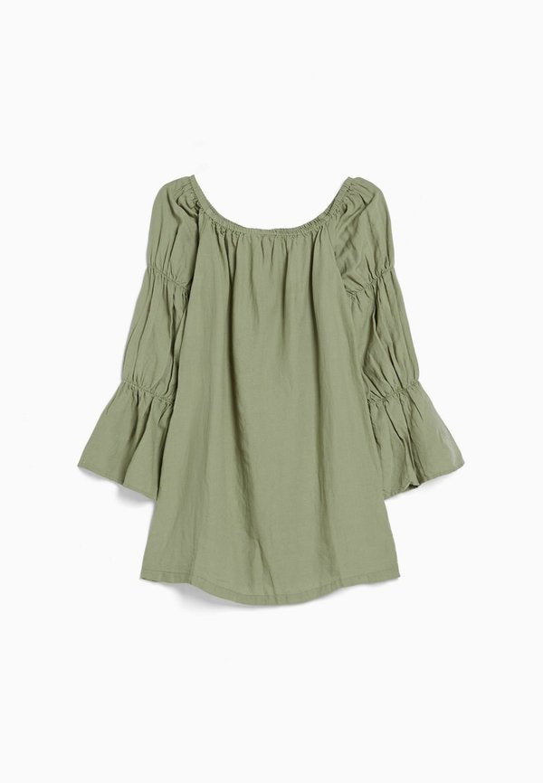 Bershka LONG SLEEVE GATHERED  MINI