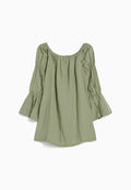 Bershka LONG SLEEVE GATHERED  MINI
