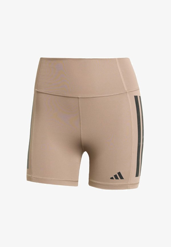 adidas Performance OPT 3S 1/4 - Leggings - chalky brown