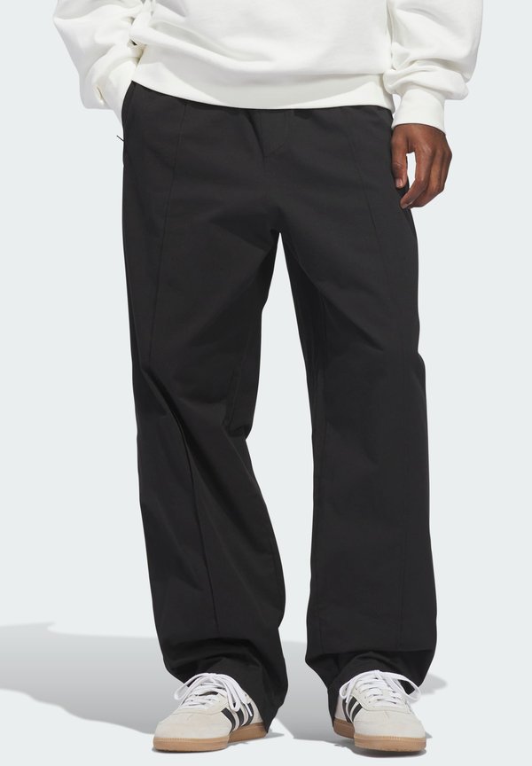 adidas Originals PINTUCK - Tracksuit bottoms - black/black
