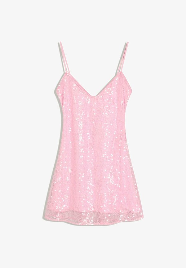 Bershka DRESS - Cocktail dress / Party dress - light pink