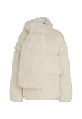 KARL LAGERFELD KARL STUDIO FAUX FUR COAT
