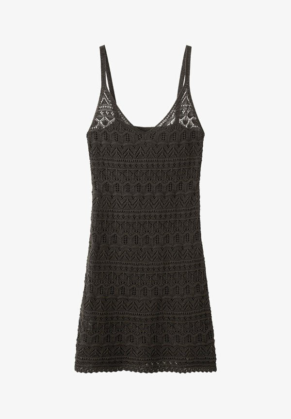 Mango ADULT - Shift dress - dark brown