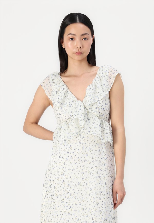 VILA VIMONE MAXI FLOUNCE DRESS