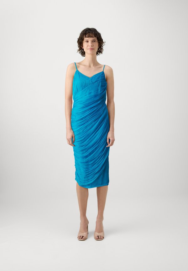 YAURA LAYOMI DRESS IN BLUE