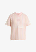 adidas Originals SUMMER GLOW KNITTED OVERSIZED - Print T-shirt - sandy pink   sandy pink