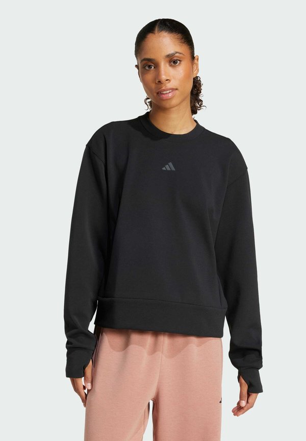 adidas Performance D4T KNIT CREW - Sweatshirt - black